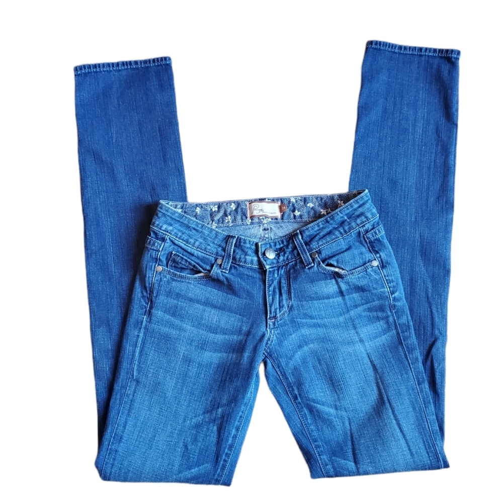 Paige Premium Denim Low-Rise Skinny Jeans